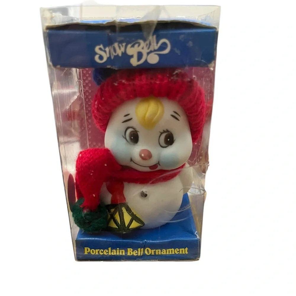 Vintage‎ Snowman Christmas Bell
